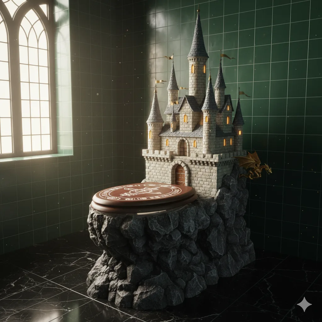 Hogwarts castle toilets